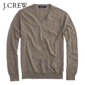 J.Crew Light Brown Men’s V-Neck Sweater